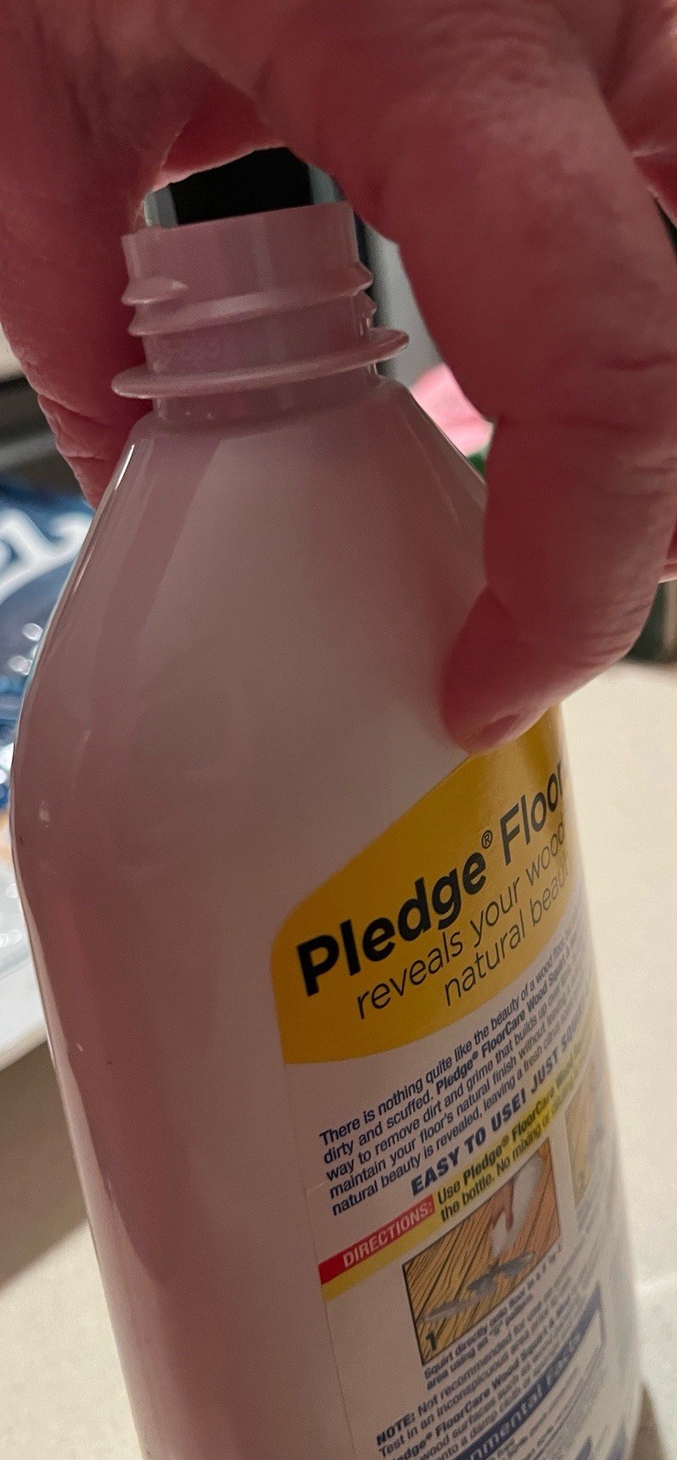 Pledge cleaner Floor Care Squirt & Mop Lemon Scent Hardwood Cleaner Read