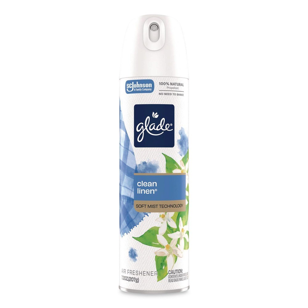 Glade 391465 7.3 oz Air Freshener – Clean Linen (6/Carton) New
