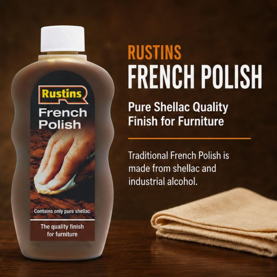 French Polish – The quality finish for furniture (Brown, 300ml)