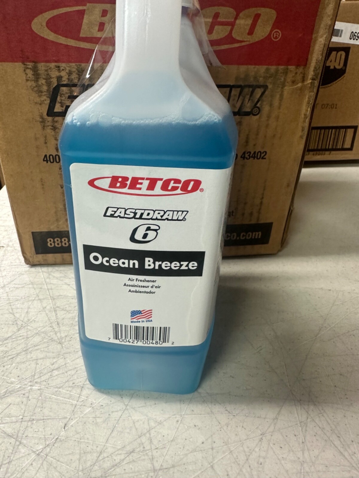 Betco BestScent Air Freshener Ocean Breeze Scent 67.6 Oz. 4/Carton 2314700