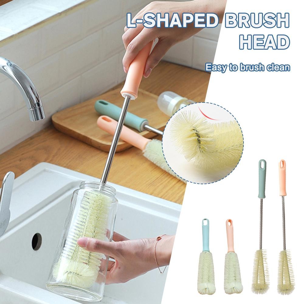 Long Handle Flexible Bottle Cleaning Brush Kitchen Teapot Cleaner Tool