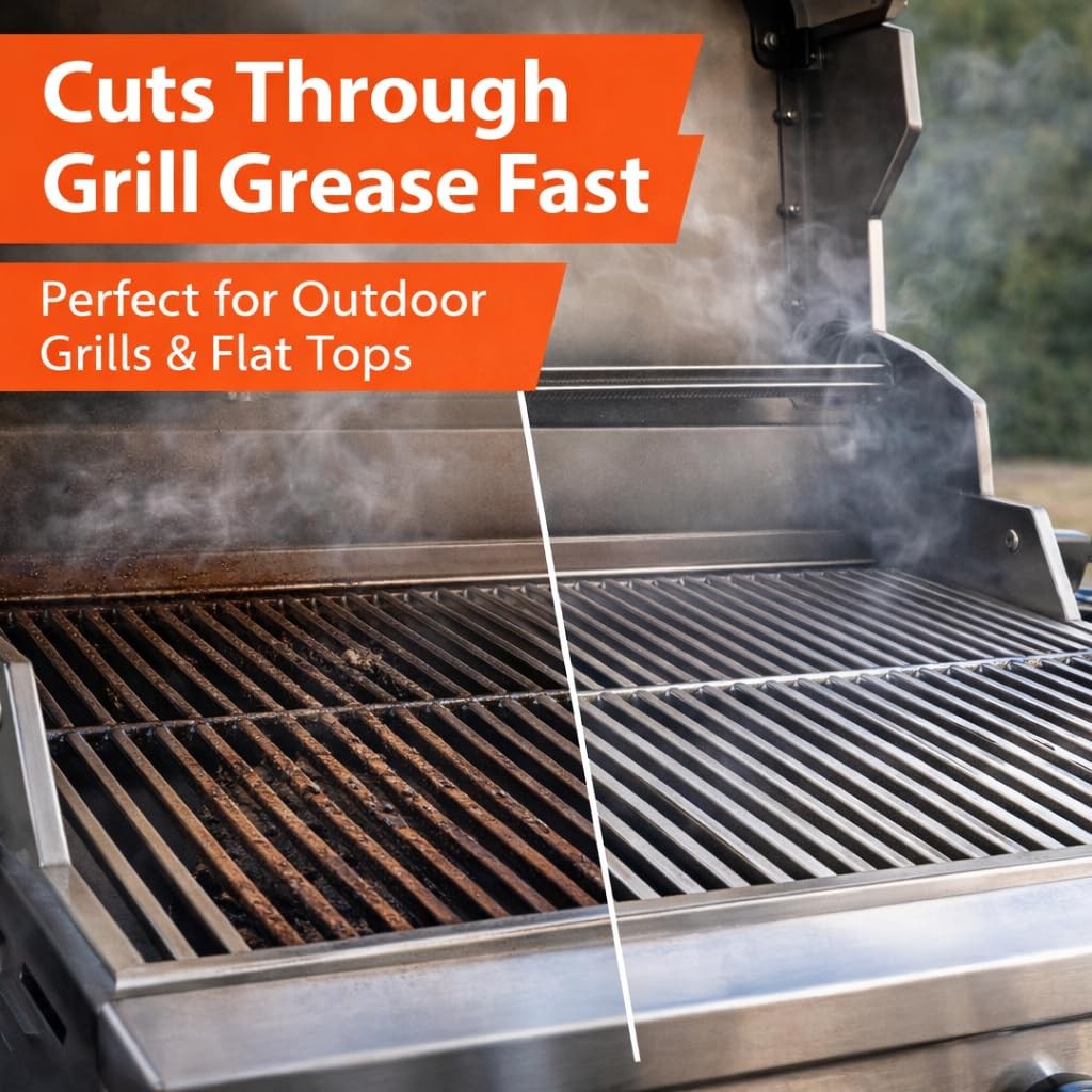 Heavy Duty Oven Grill Cleaner Grease Remover Aerosol Spray 19oz Commercial Kitch