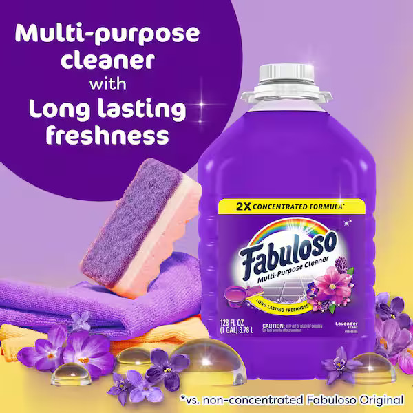 128 oz. Lavender 2X Concentrated All Purpose Cleaner and Floor Cleaner