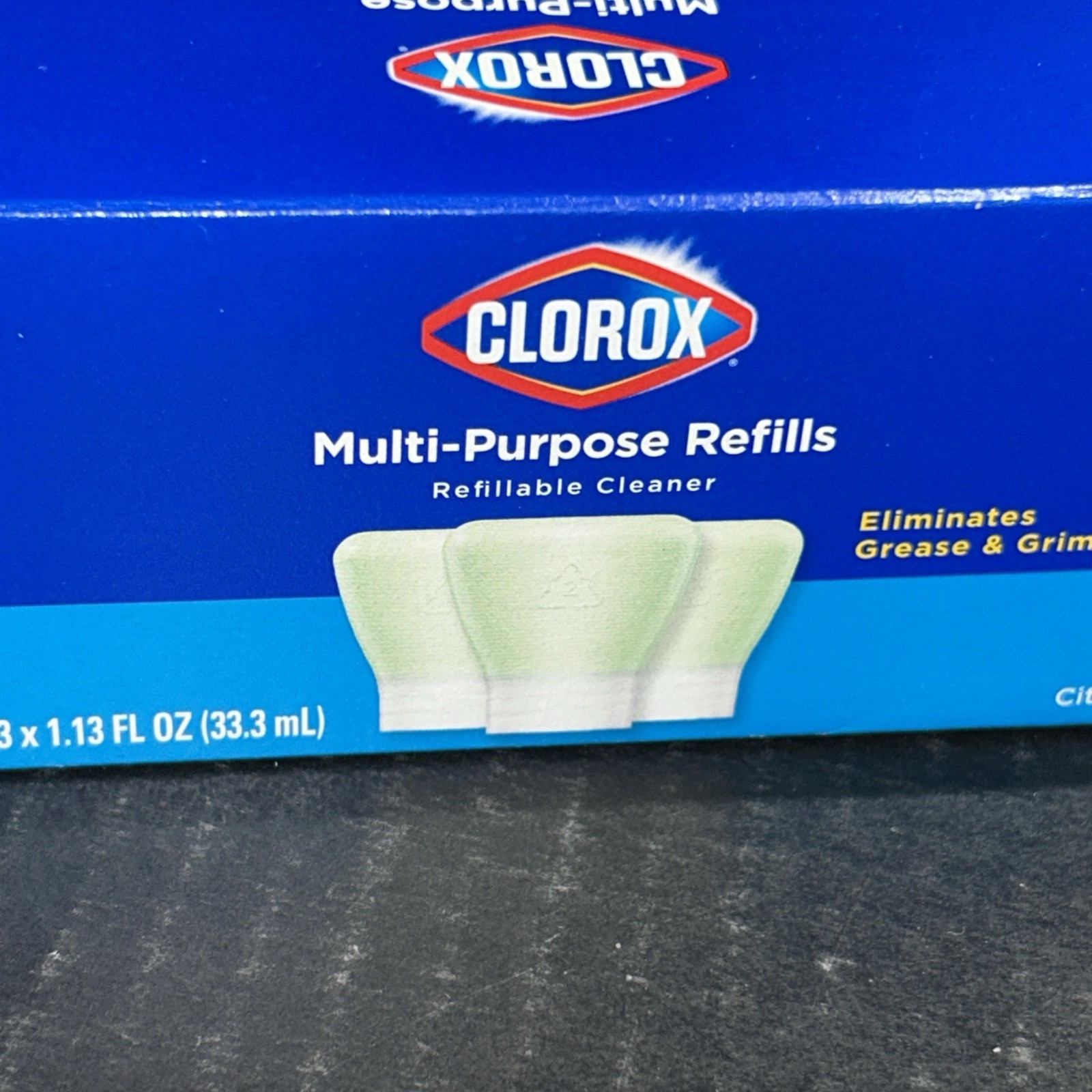 Clorox Multi-Purpose Spray Concentrate Refills, 3ct x 1.13 Fl Oz Citrus Grove