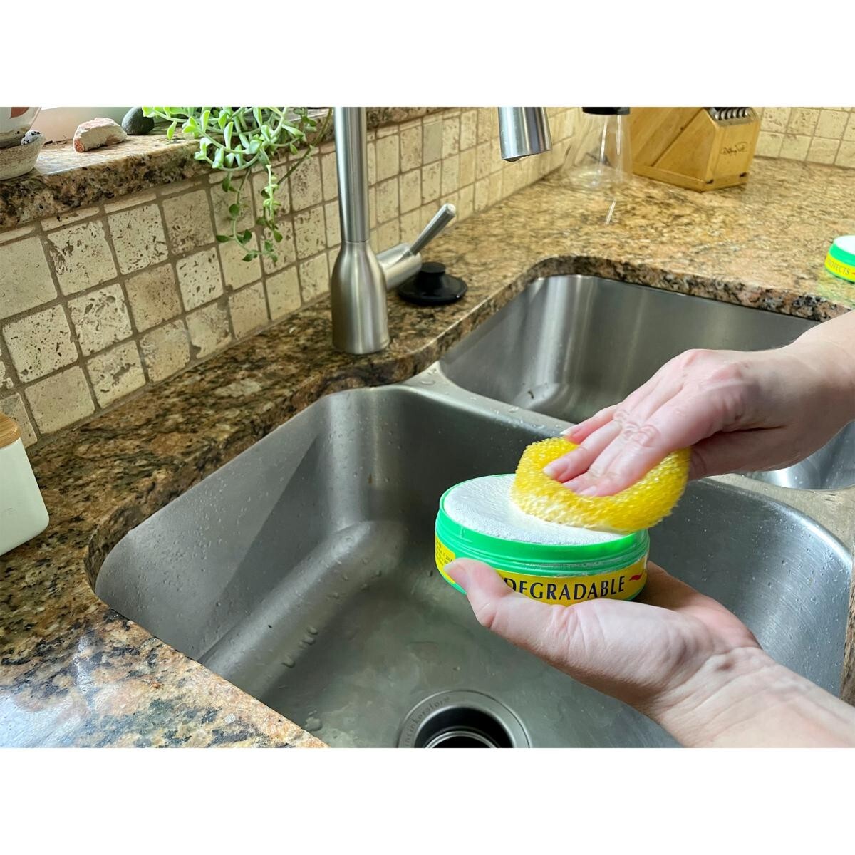Earth Brite All-Purpose 3x200gr 600gr Cleaning Kit Pine Scented New