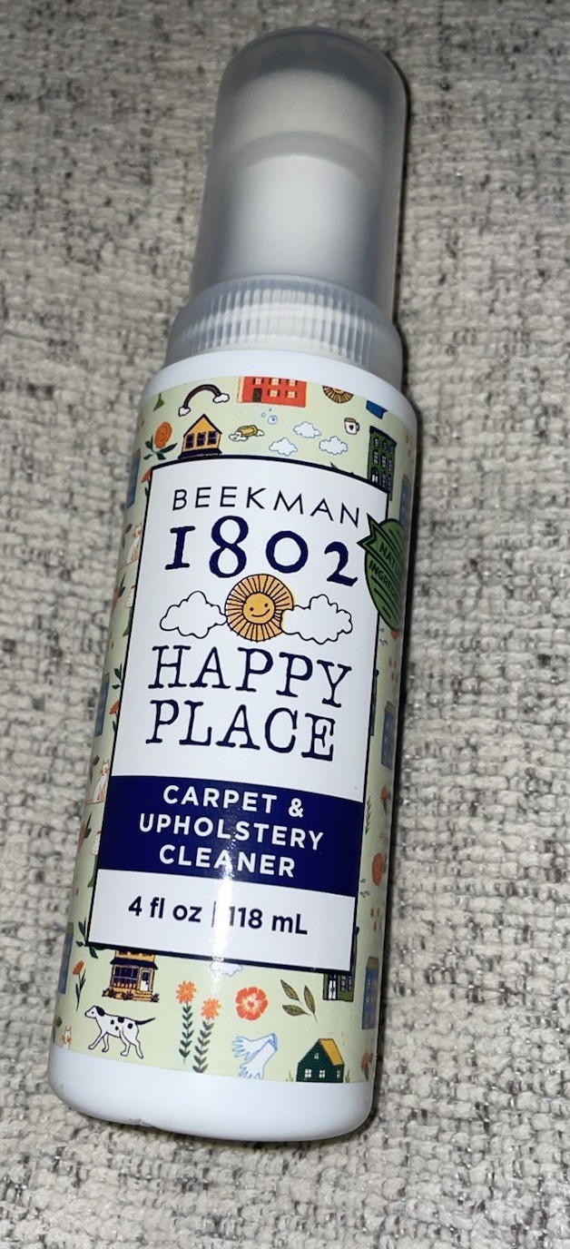 Beekman 1802 Happy Carpet & Upholstery Cleaner. New. 4 Oz.
