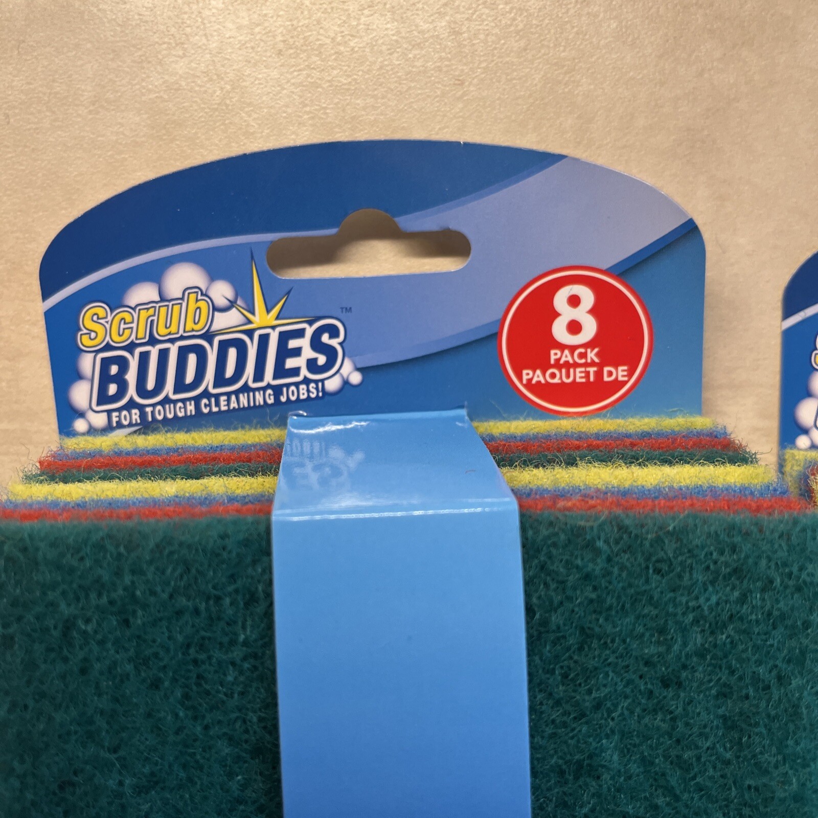 SCRUB BUDDIES Pack of 16 Scouring Pads 4×6 Inch For Tough Cleaning Jobs