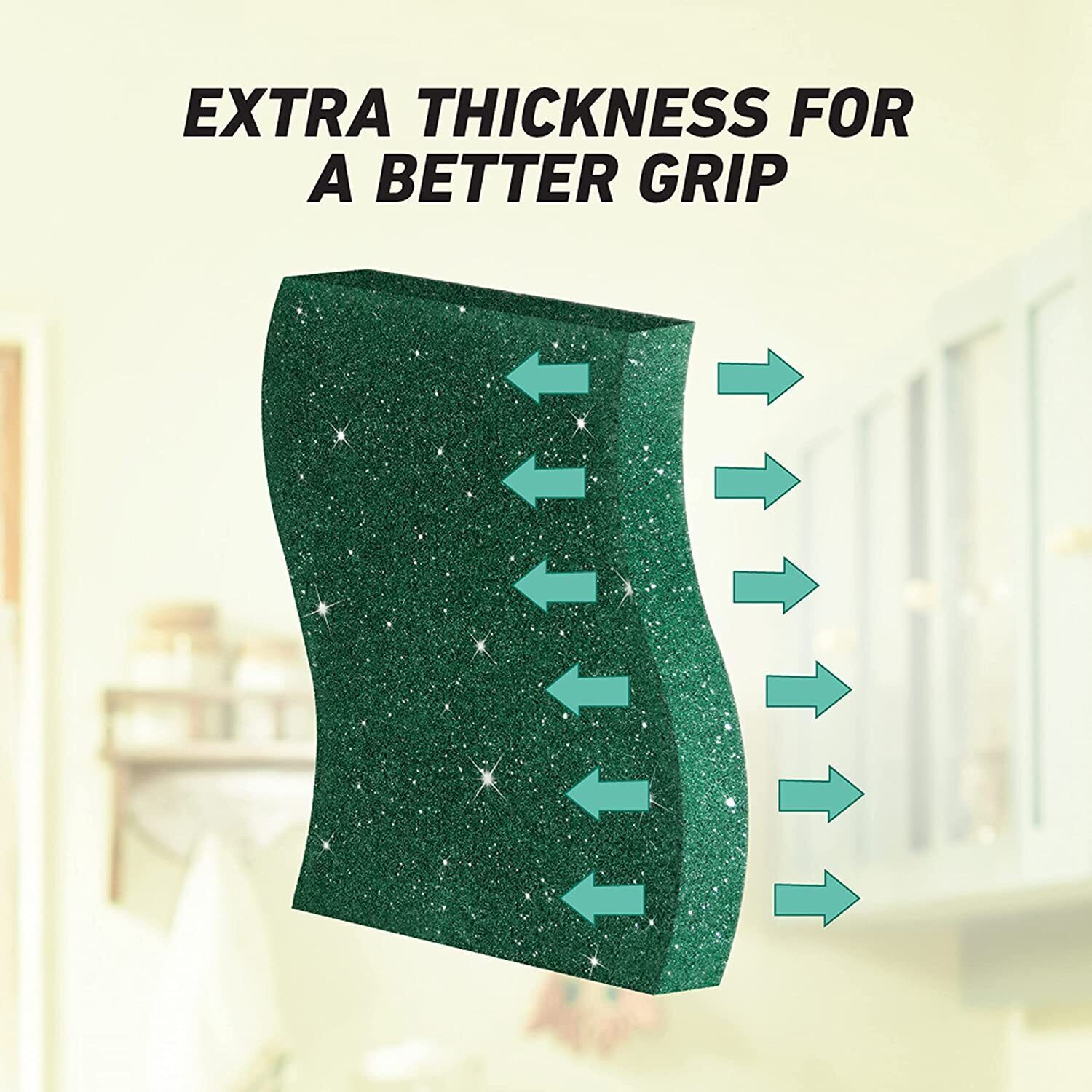 Scotch-Brite Silver Sparks Scrub Pad 2.75×4(Pack of 6) Free Shiping