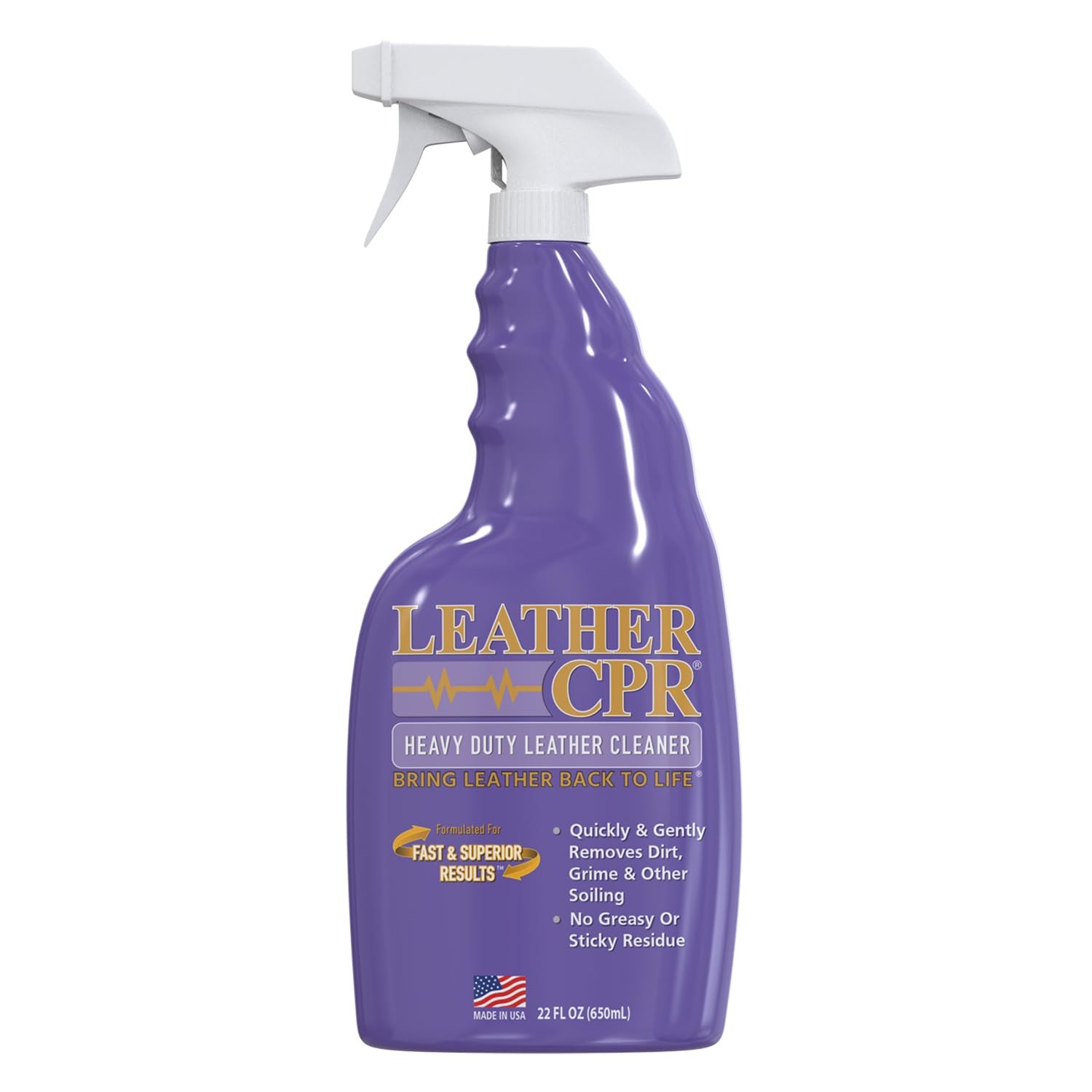 Heavy Duty Leather Cleaner 22oz, Car Cleaner and Conditioner Companion for He…