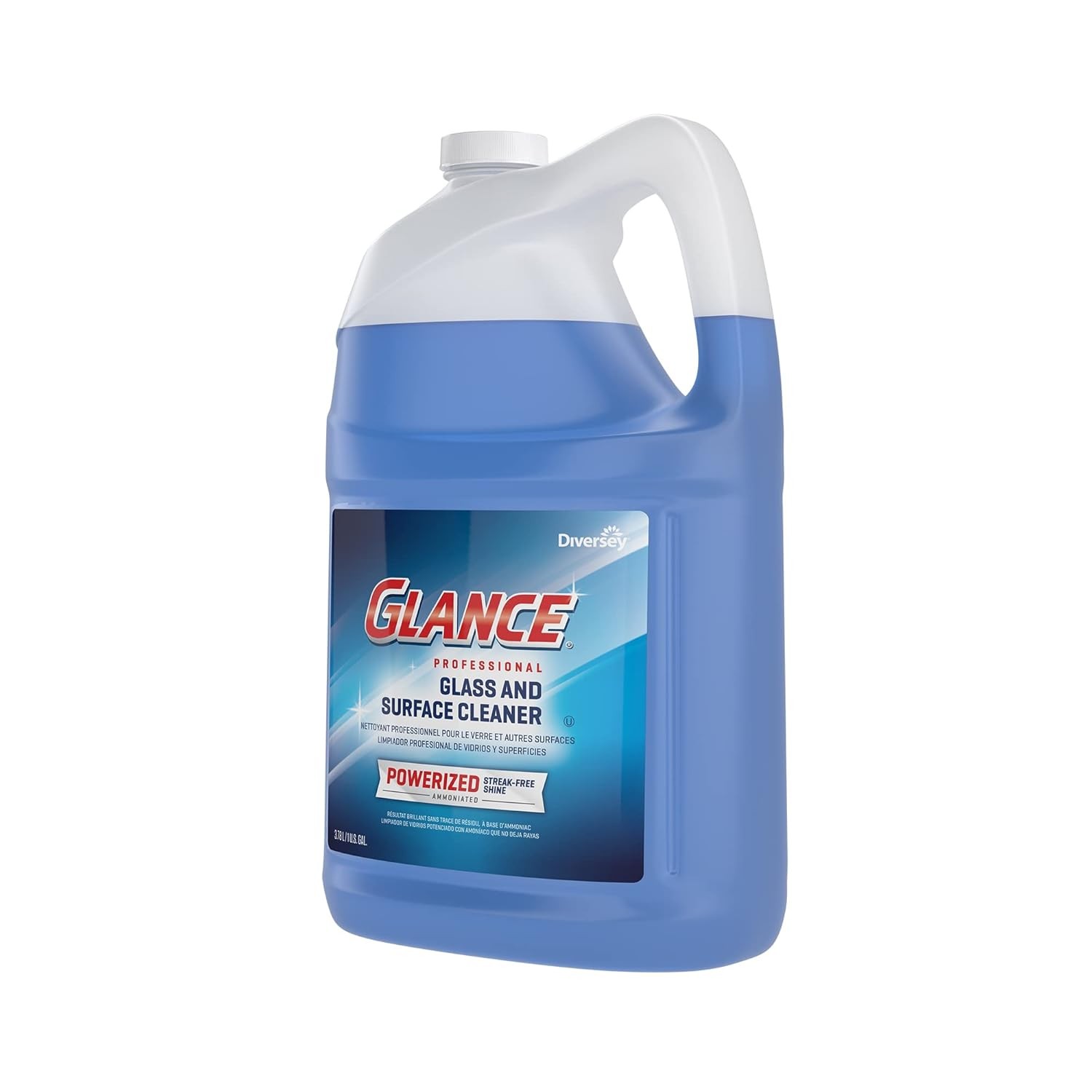 Diversey Glance Powerized Glass And Surface Cleaner, Liquid, 1 Gal, 2/carton