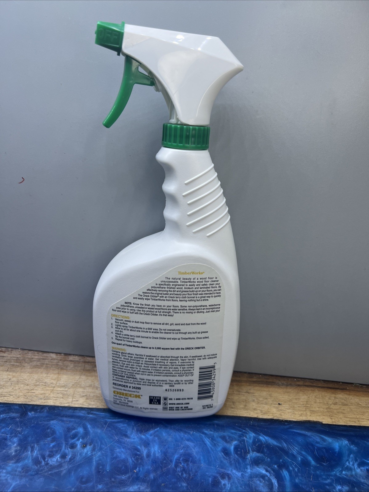 Oreck TimberWorks Wood Floor Cleaner Spray 320z Discontinued NOS Old Formula