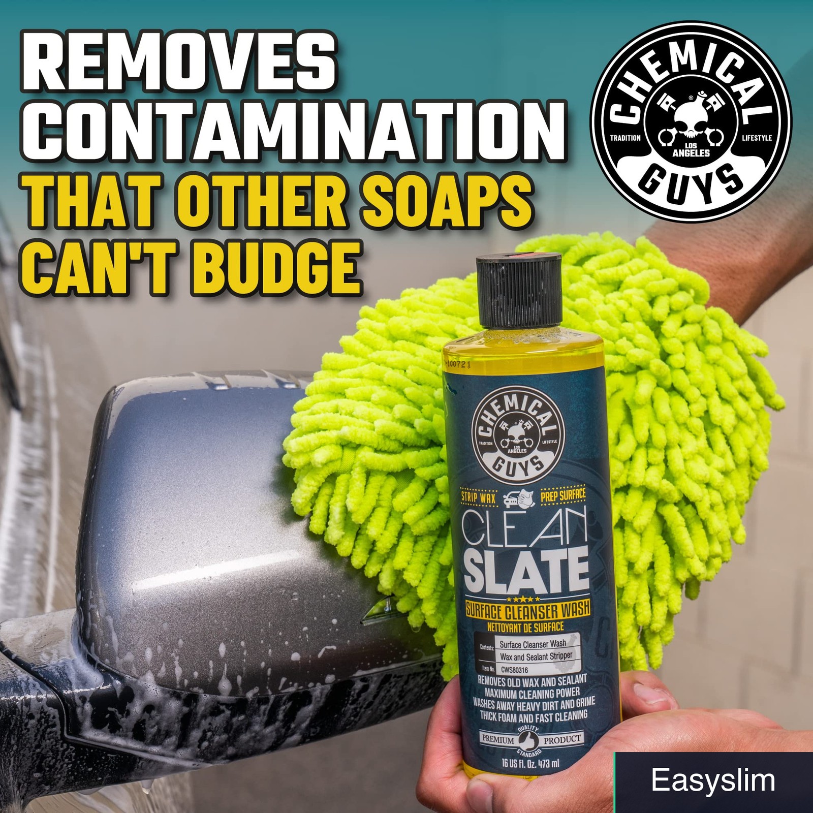 Car Wash Soap Deep Surface Cleaner Old Wax Sealant Removal 16oz