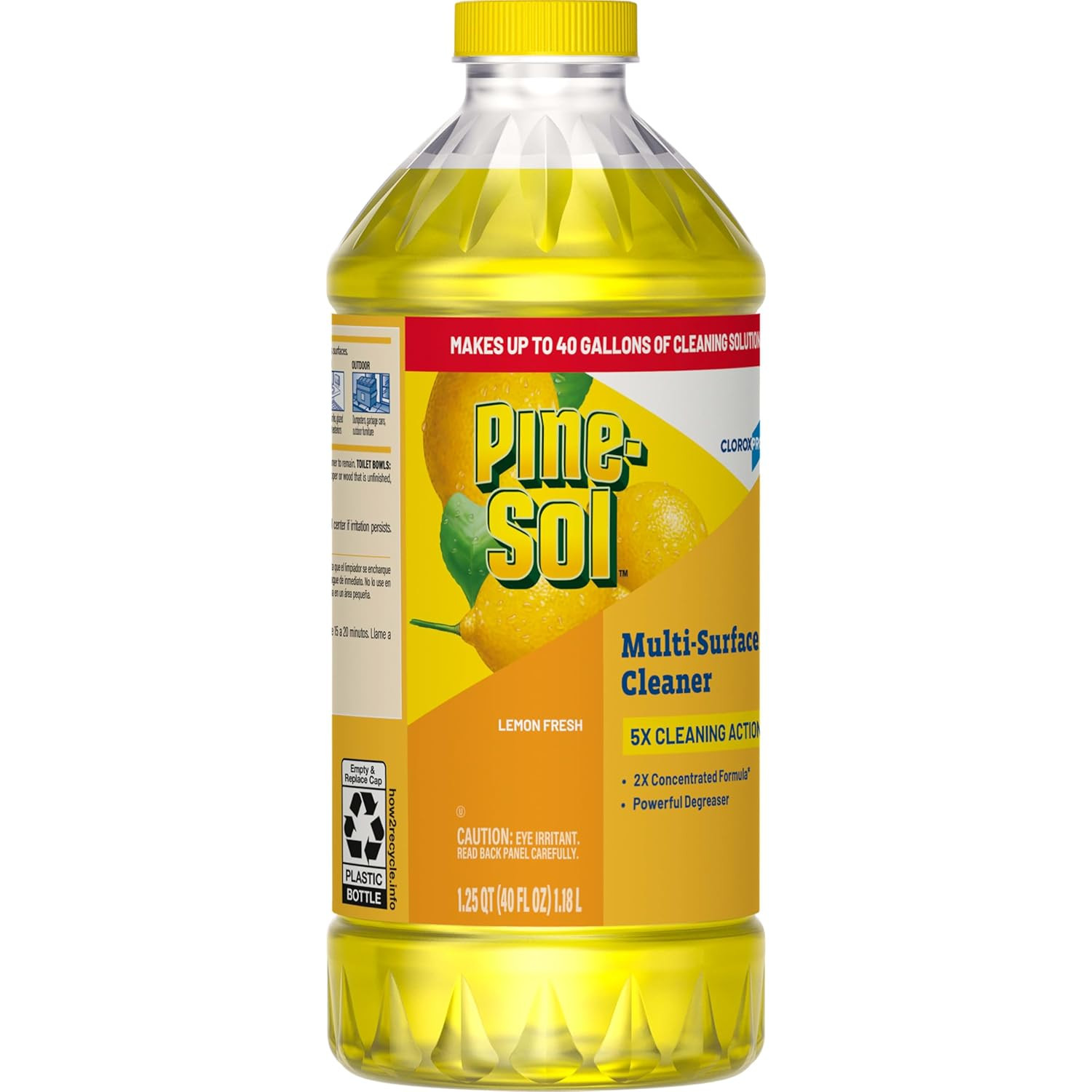 Cloroxpro Multi-Surface Cleaner, All Purpose Cleaner, Lemon Fresh, 40 Fluid Oun