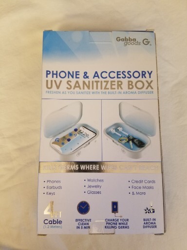 Gabba Goods Phone & Accessory UV Sanitizer Box With Aroma Diffuser