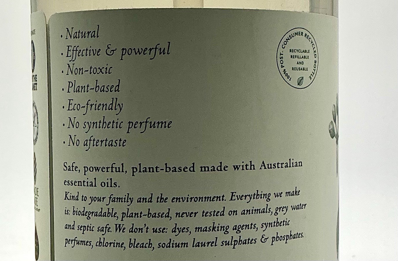 NATURAL FRUIT & VEGE WASH. Removes Pesticides, Wax, No Aftertaste By Koala Eco