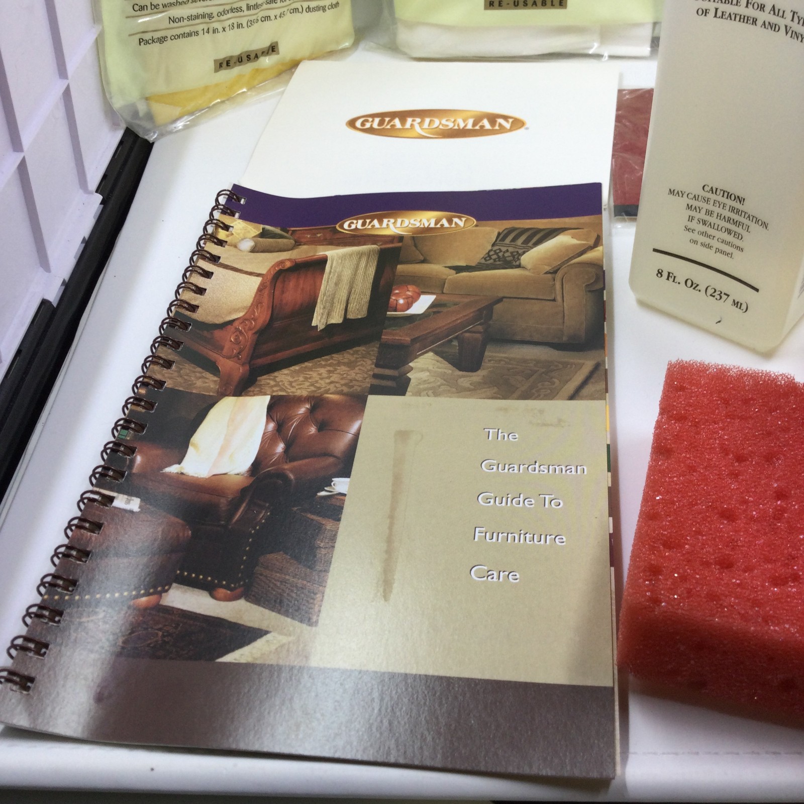 Vintage Guardsman Gold in Home Furniture Protection Plan Care & Maintenance Kit