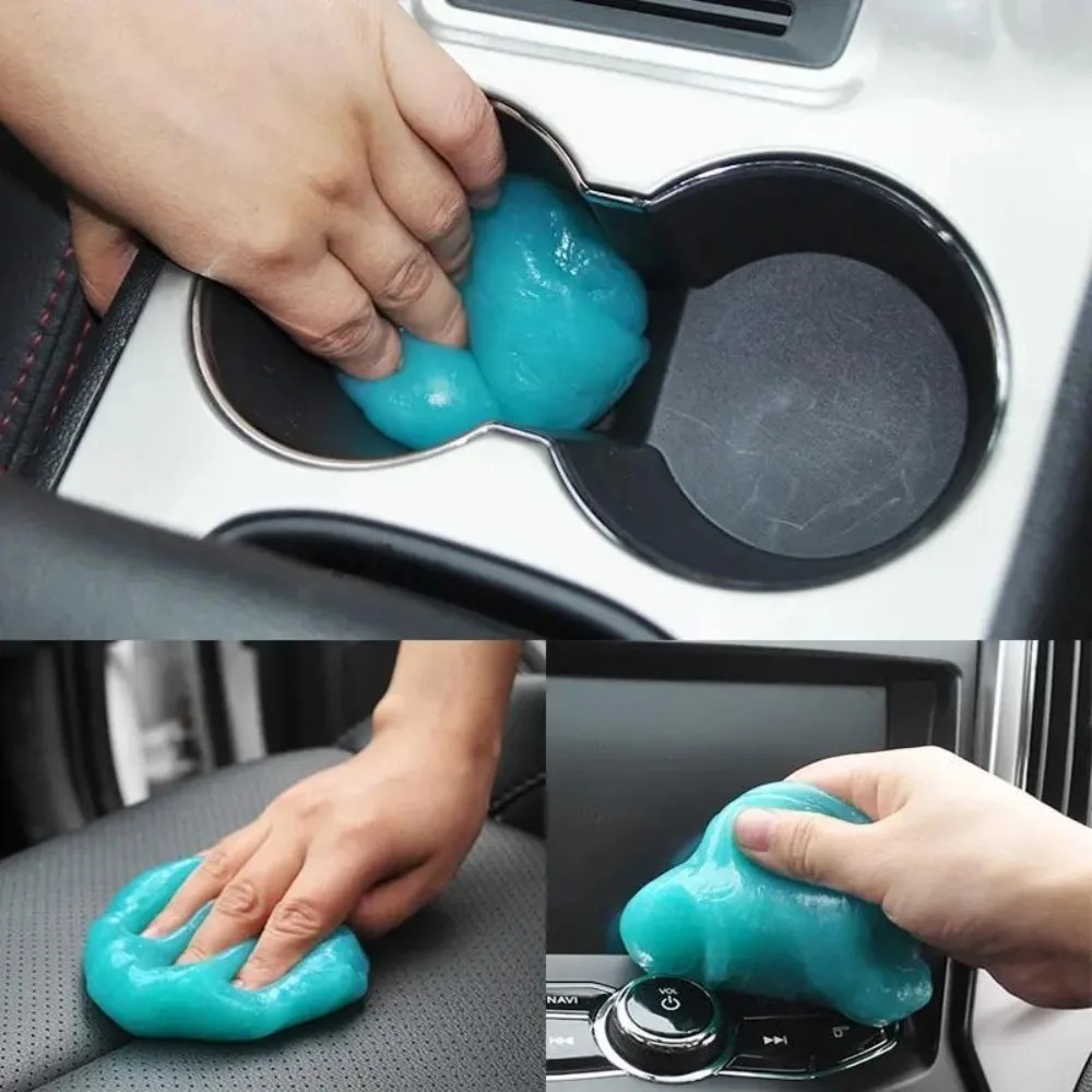 1PC Cleaning Soft Rubber Automotive Supplies, Multifunctional Black Technology f