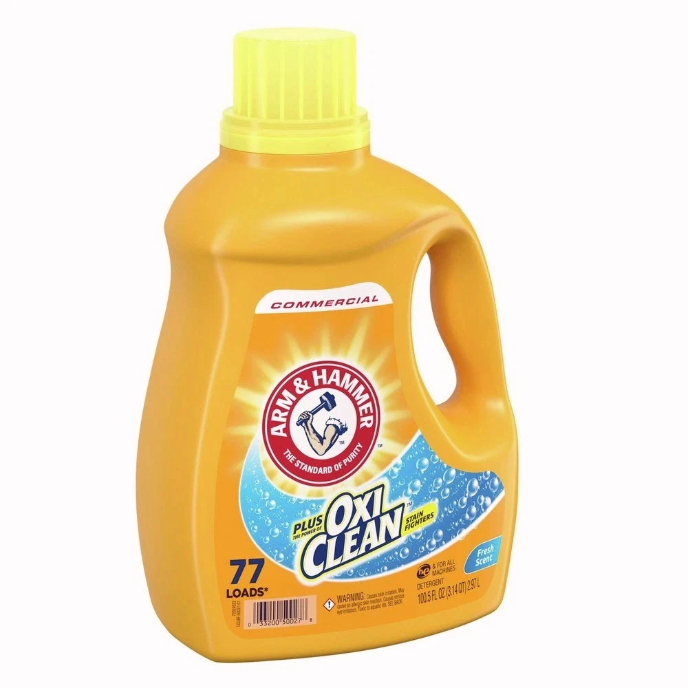 Arm & Hammer 3320050027 100.5 oz OxiClean Liquid Detergent – Fresh (4/CT) New