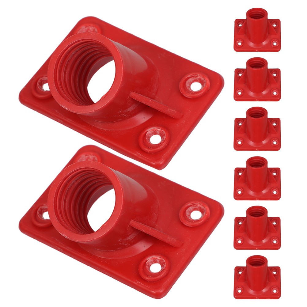 8 Pcs Broom Handle Adapter Scrub Brush Attachment Replacement Floor
