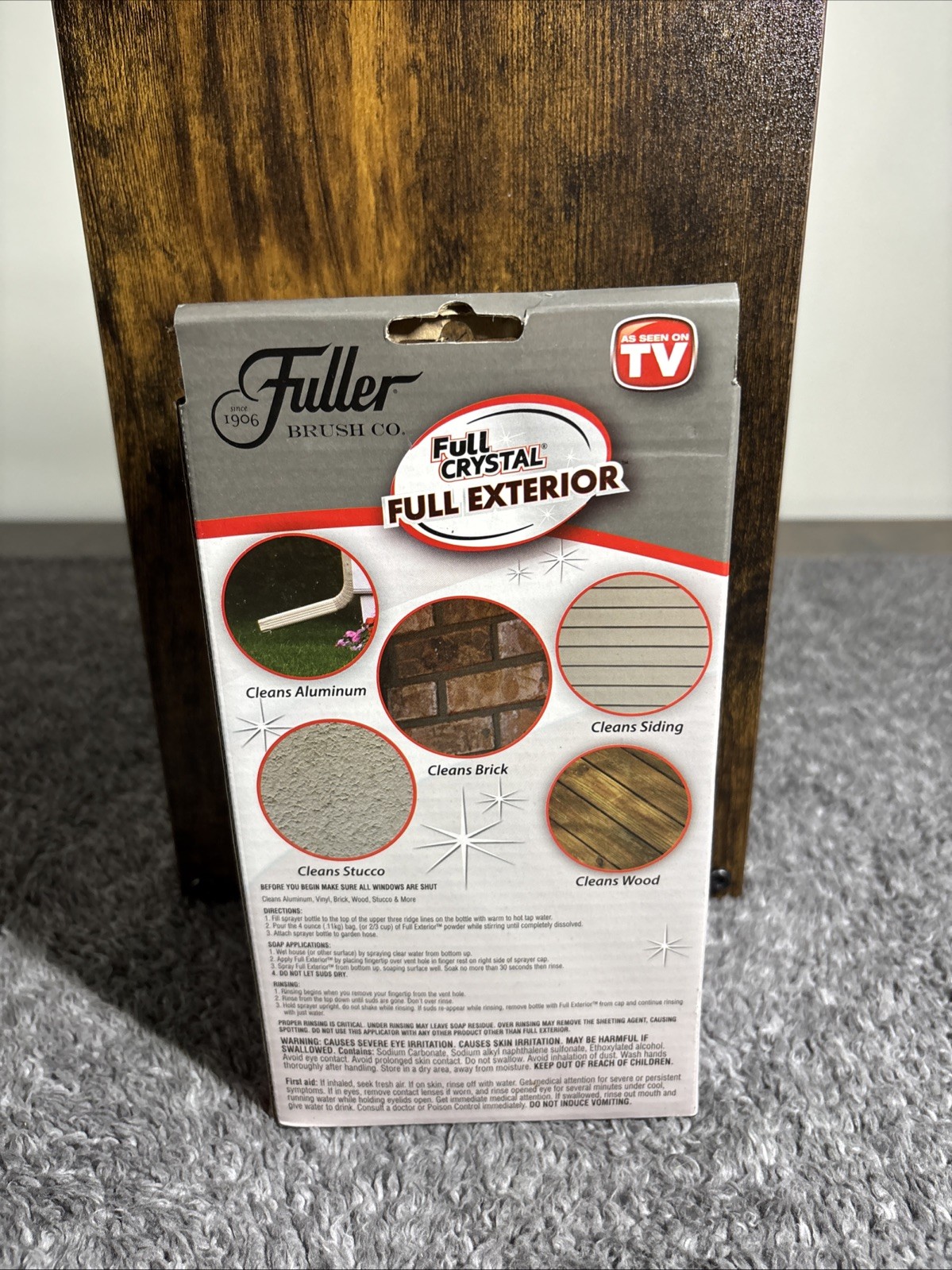 Fuller Brush FBFCEX-6 Full Exterior Crystal Cleaner As Seen on TV Bottle +Powder