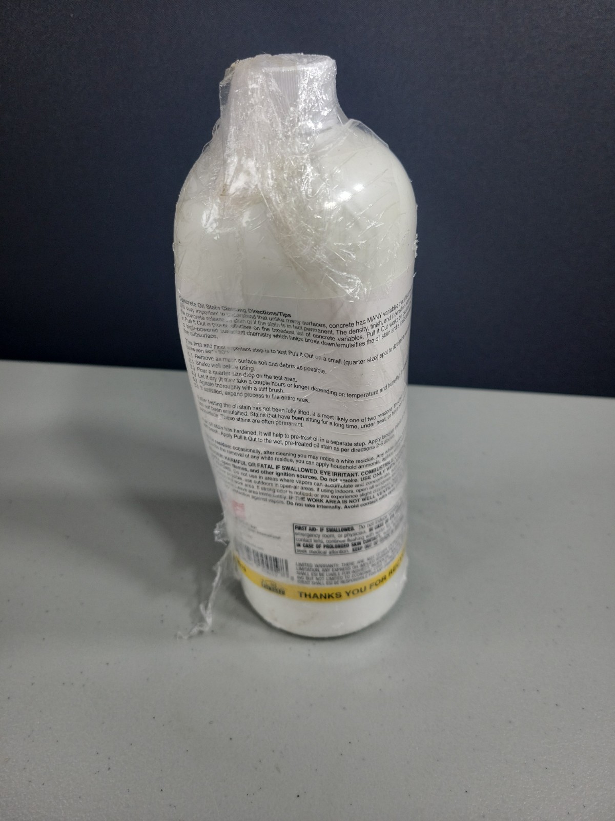 CHOMP! Concrete Oil Stain Remover: Pull It Out Removes and Cleans Oils, 32 Fl Oz