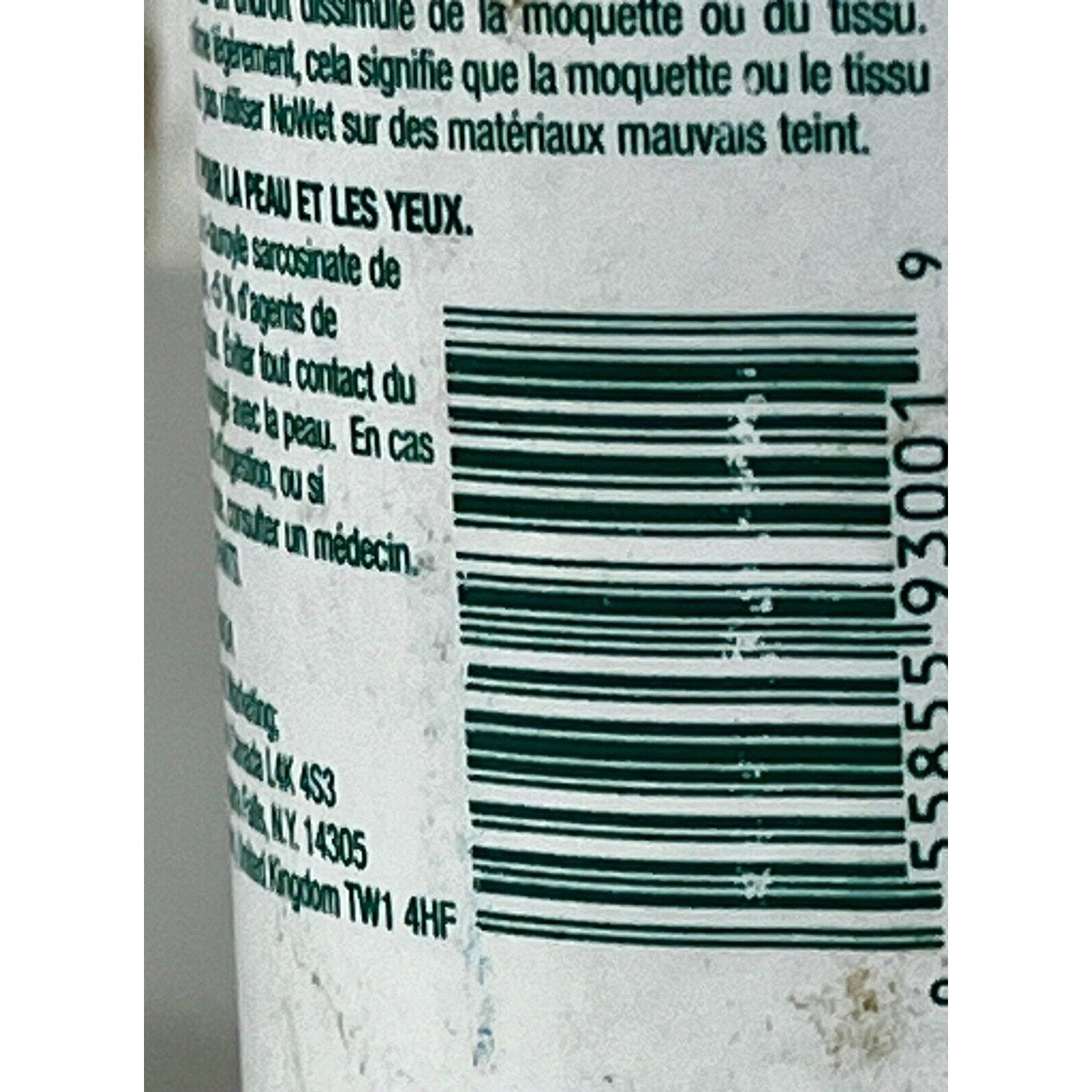 VTG The Original NoWet No Wet Wonder Foam Carpet Upholstery Cleaner 12 Oz NEW