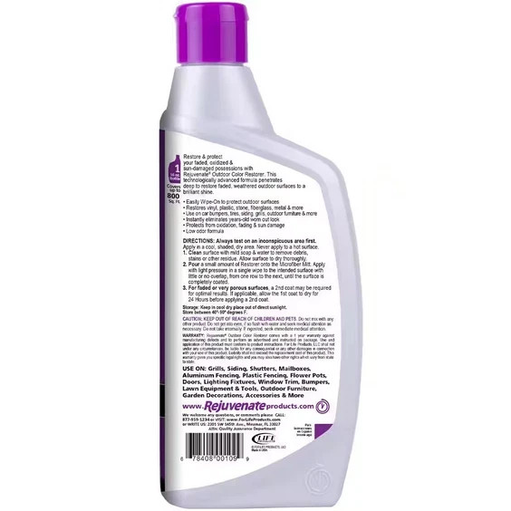 16 oz Outdoor Color Restorer for Patio Furniture Vinyl Plastic Surfaces