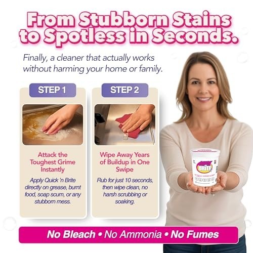 All-Purpose Cleaning Paste – Tough Stain Remover, Biodegradable, Non-Toxic, Pet-