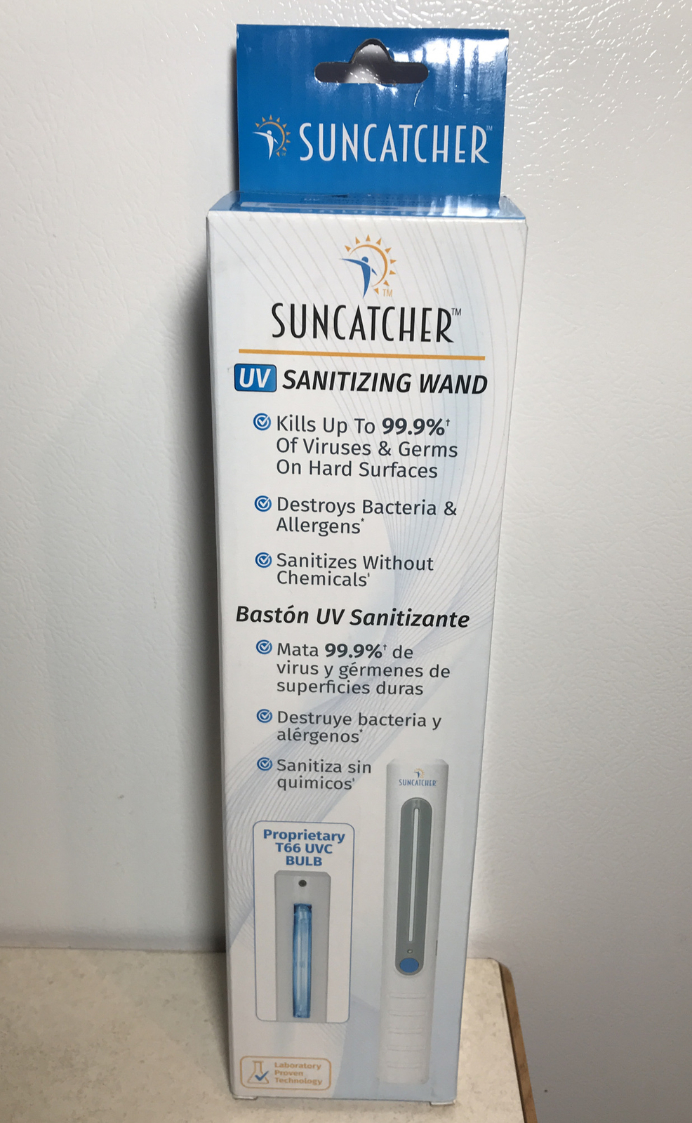 New SUNCATCHER SANITIZING WAND DISINFECTING LAMP PORTABLE SW-9374
