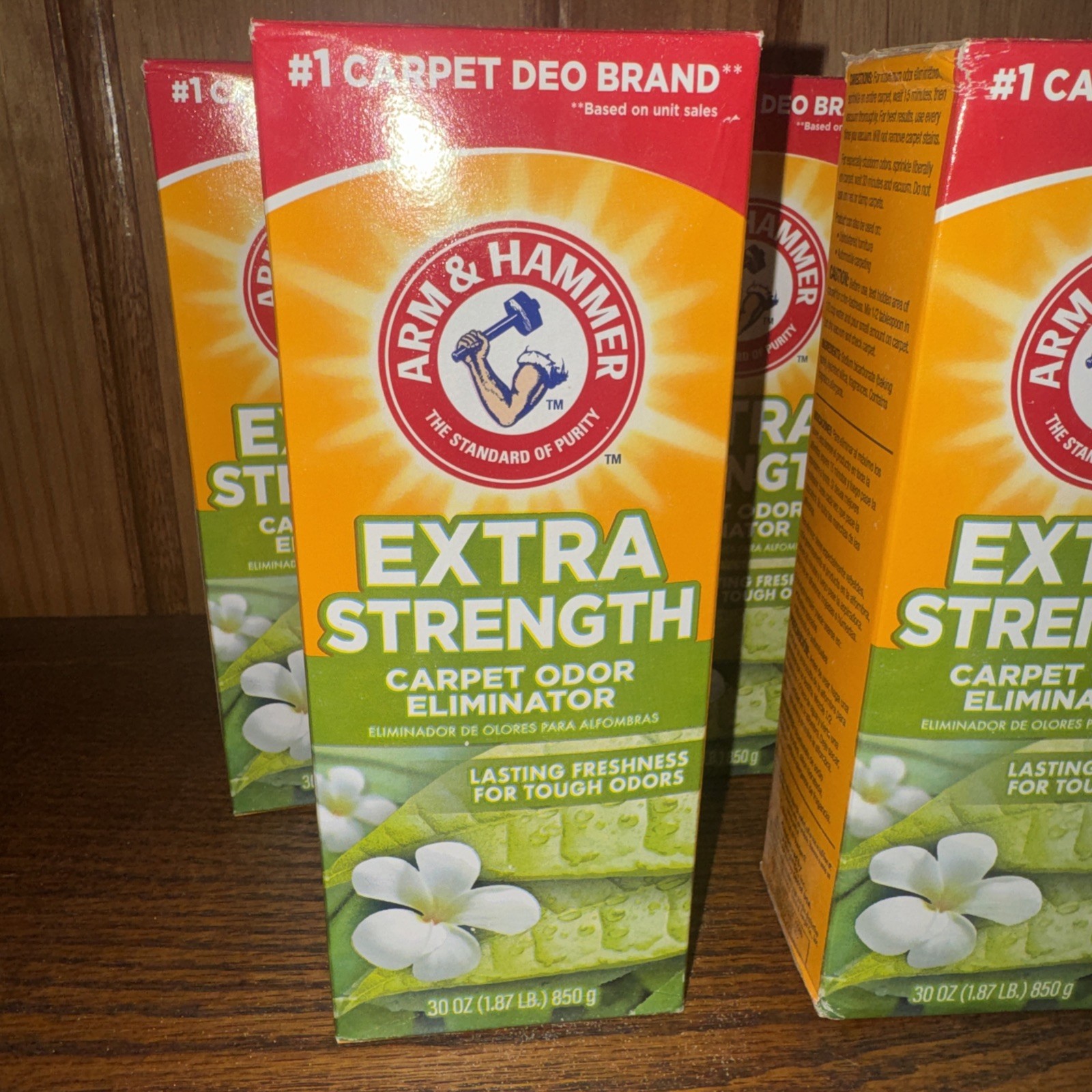 ARM & HAMMER Carpet Odor Eliminator, Extra Strength, 30 oz. (5 Pack) Freshness