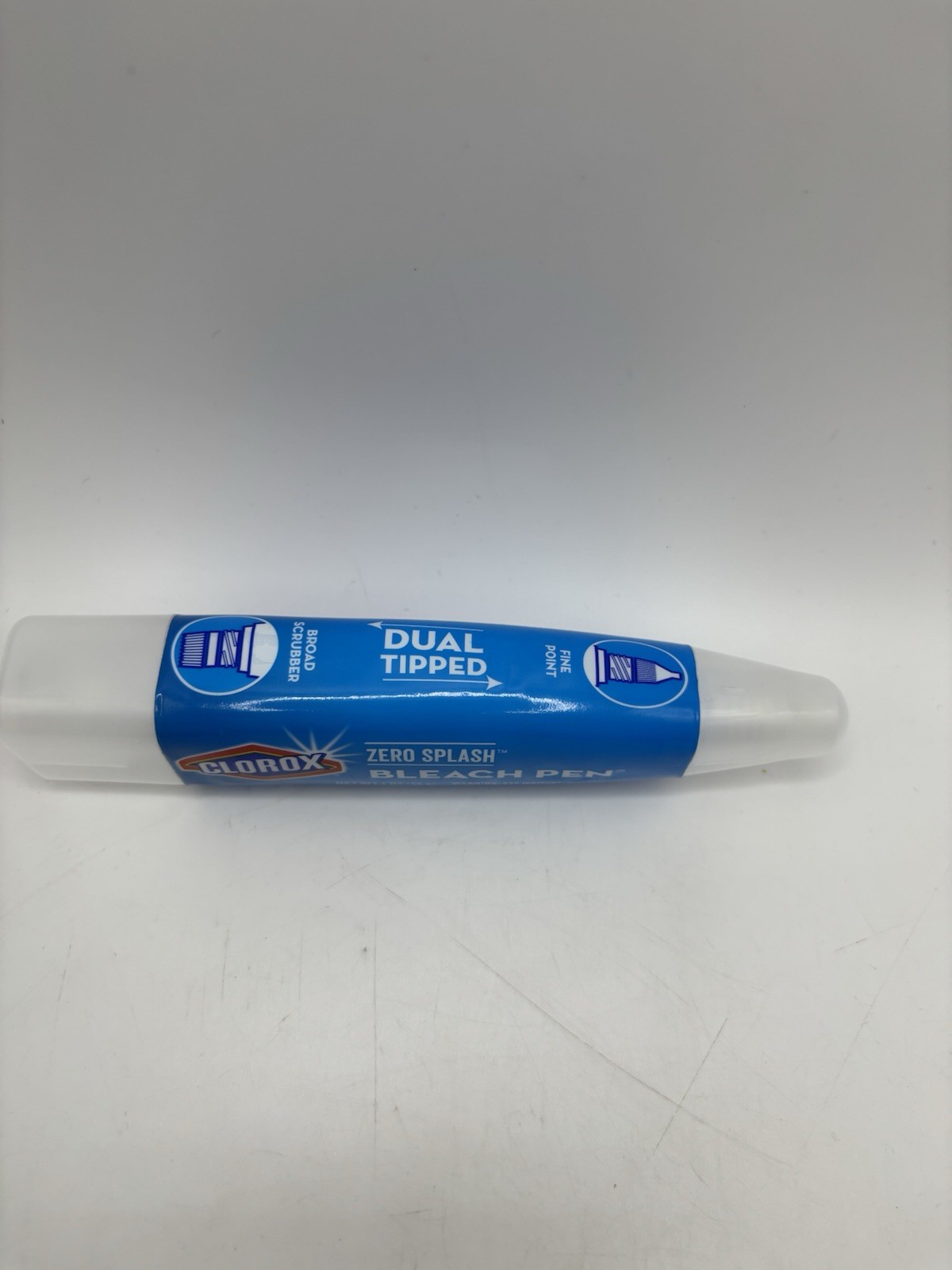 CLOROX Bleach Pen Zero Splash Dual Tip 2 Oz Tile Grout Laundry Lightly Used