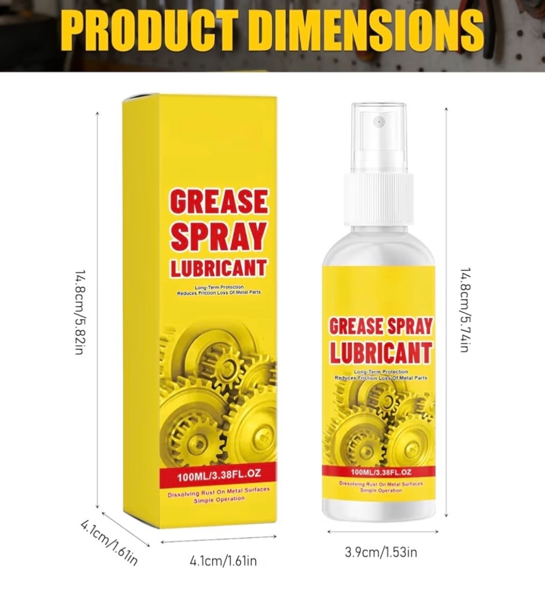 2Pcs Anti-Rust Lubricant Spray & Rust , Rust Spray for Metal, Multi-Purpose F…