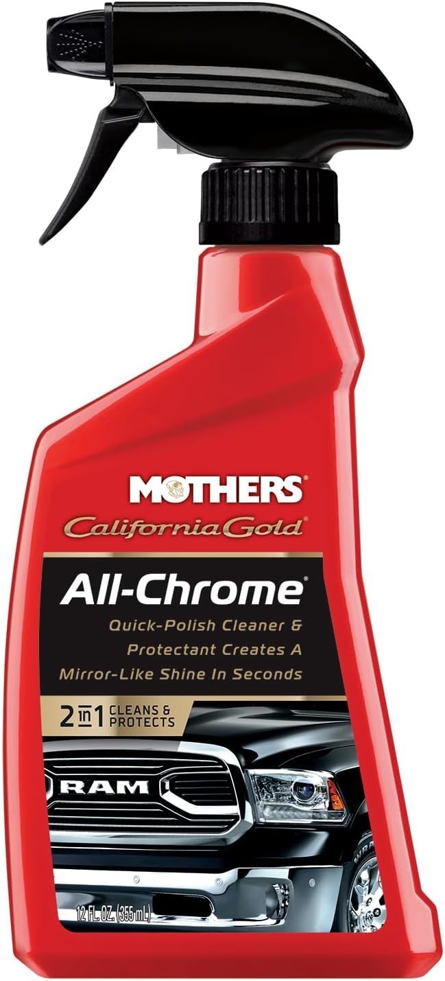 California Gold All-Chrome Polish 12oz: Effortless Shine & Protection for Chrome