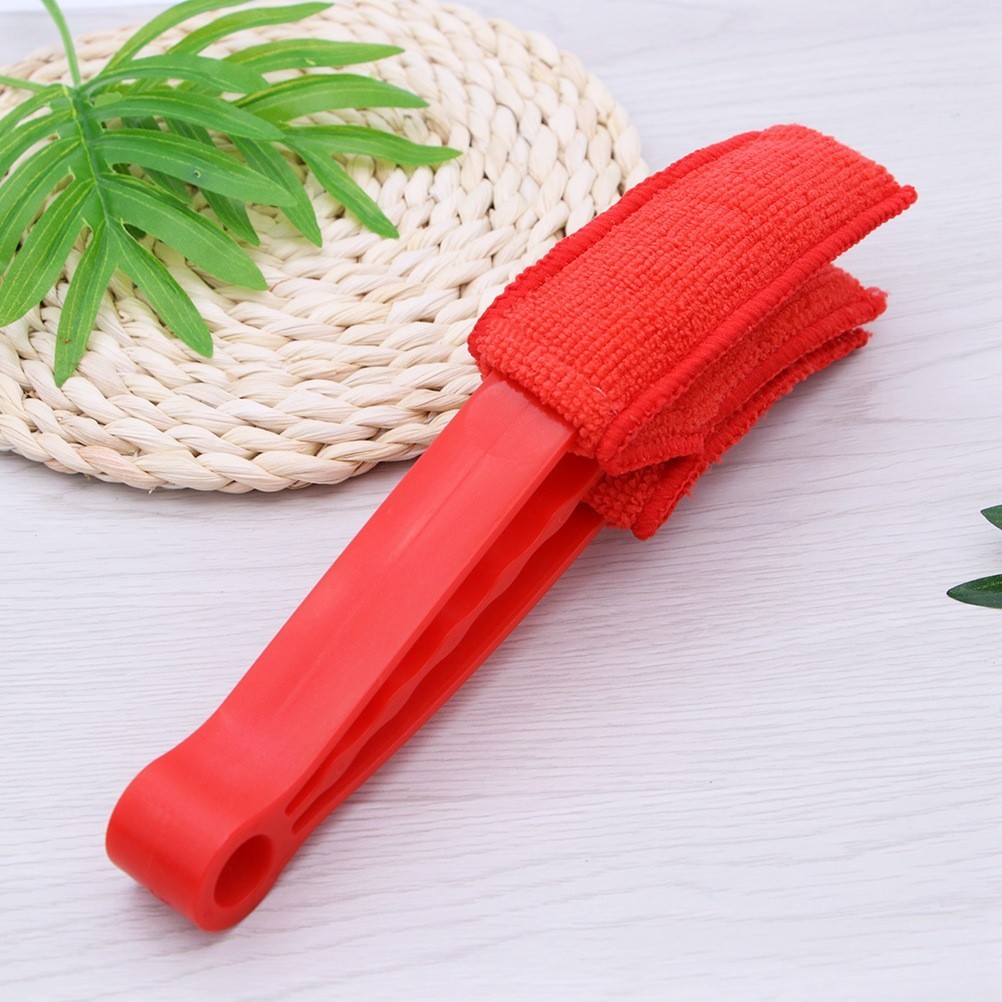 4Pcs Window Blind Brush Cleaner with Durable PP Handle and Ultra Fine Cloth