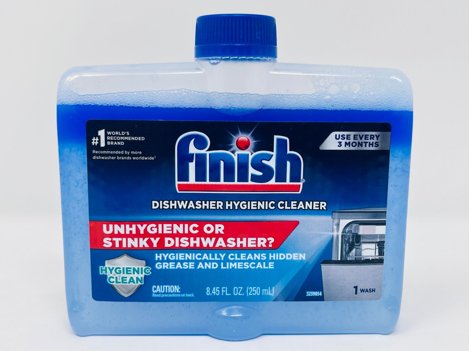 Finish Dishwasher Hygienic Cleaner Cleans Hidden Grease and LimeScale New