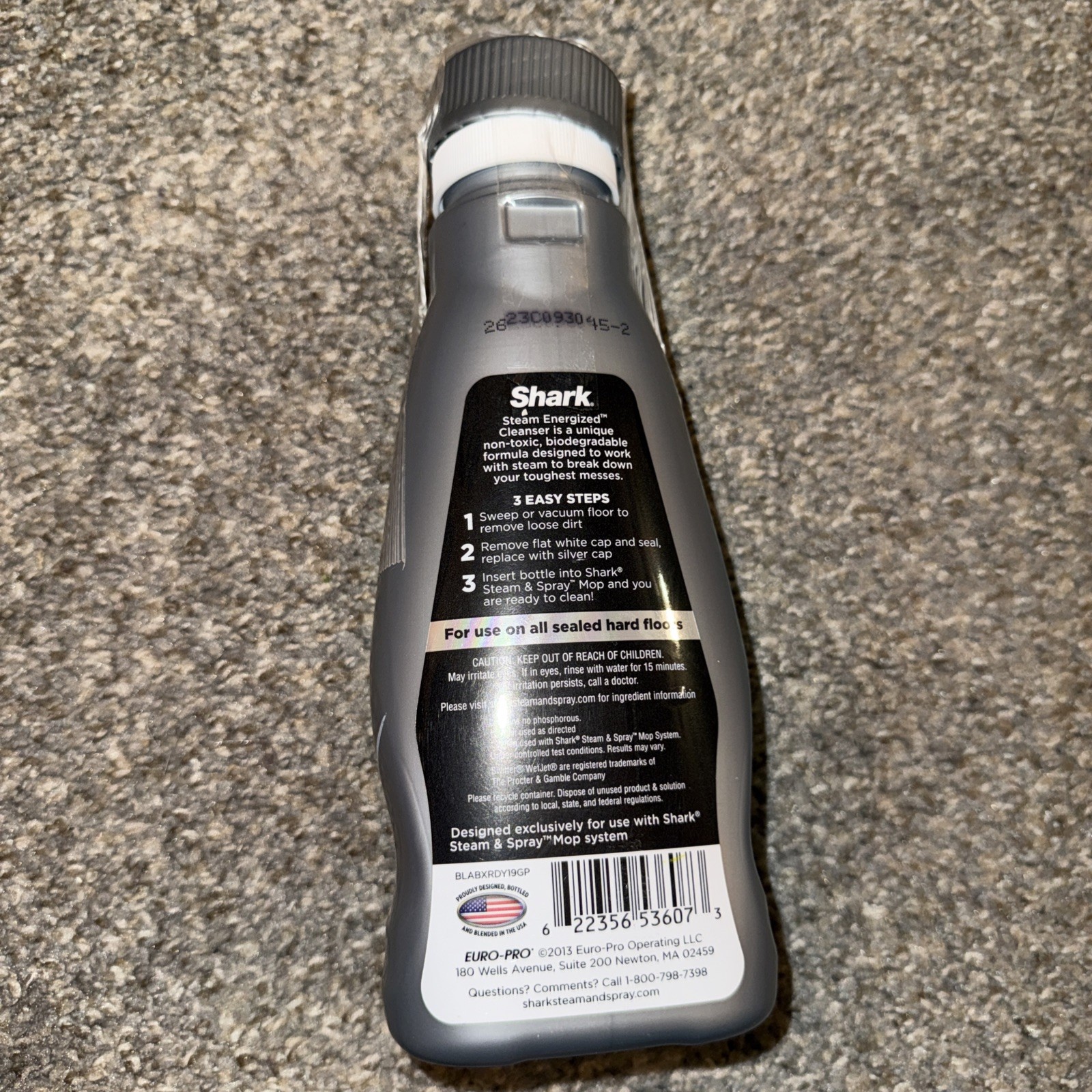 Shark Steam Energized Cleanser Multi-Floor 20oz Waterfall Fresh NEW Sealed