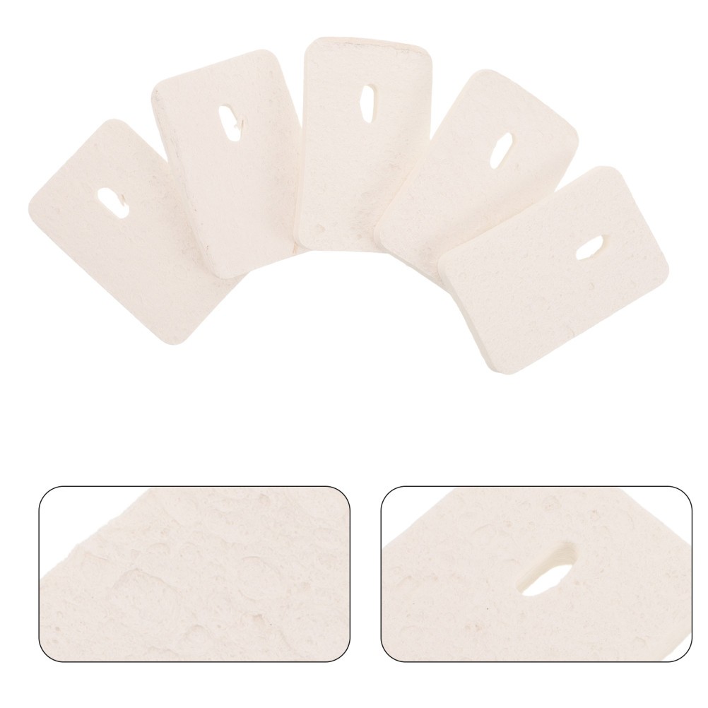 10pcs Compressed Wood Pulp Sponges, White Cleaning Sponges for Baby Bottles and