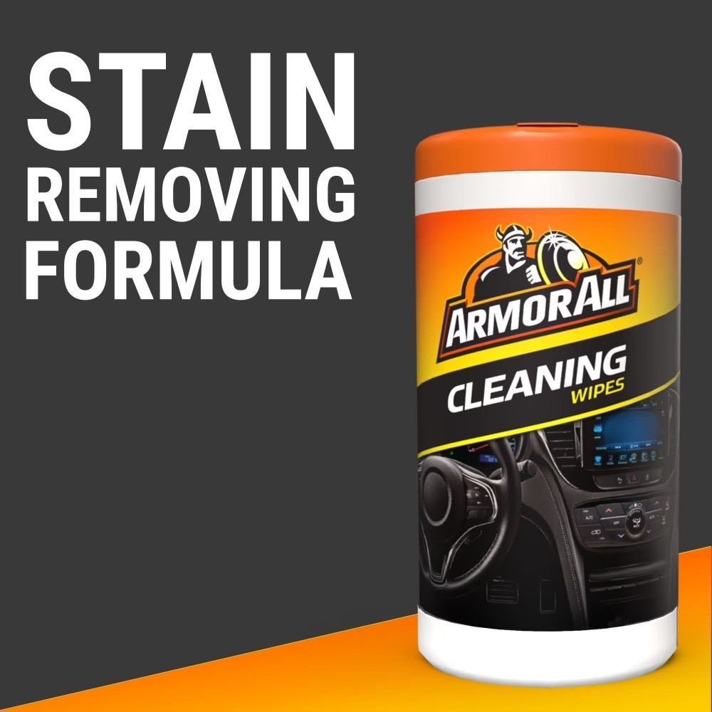 Car Cleaning Wipes for Interior and Exterior Surfaces 60 Count Pack Auto