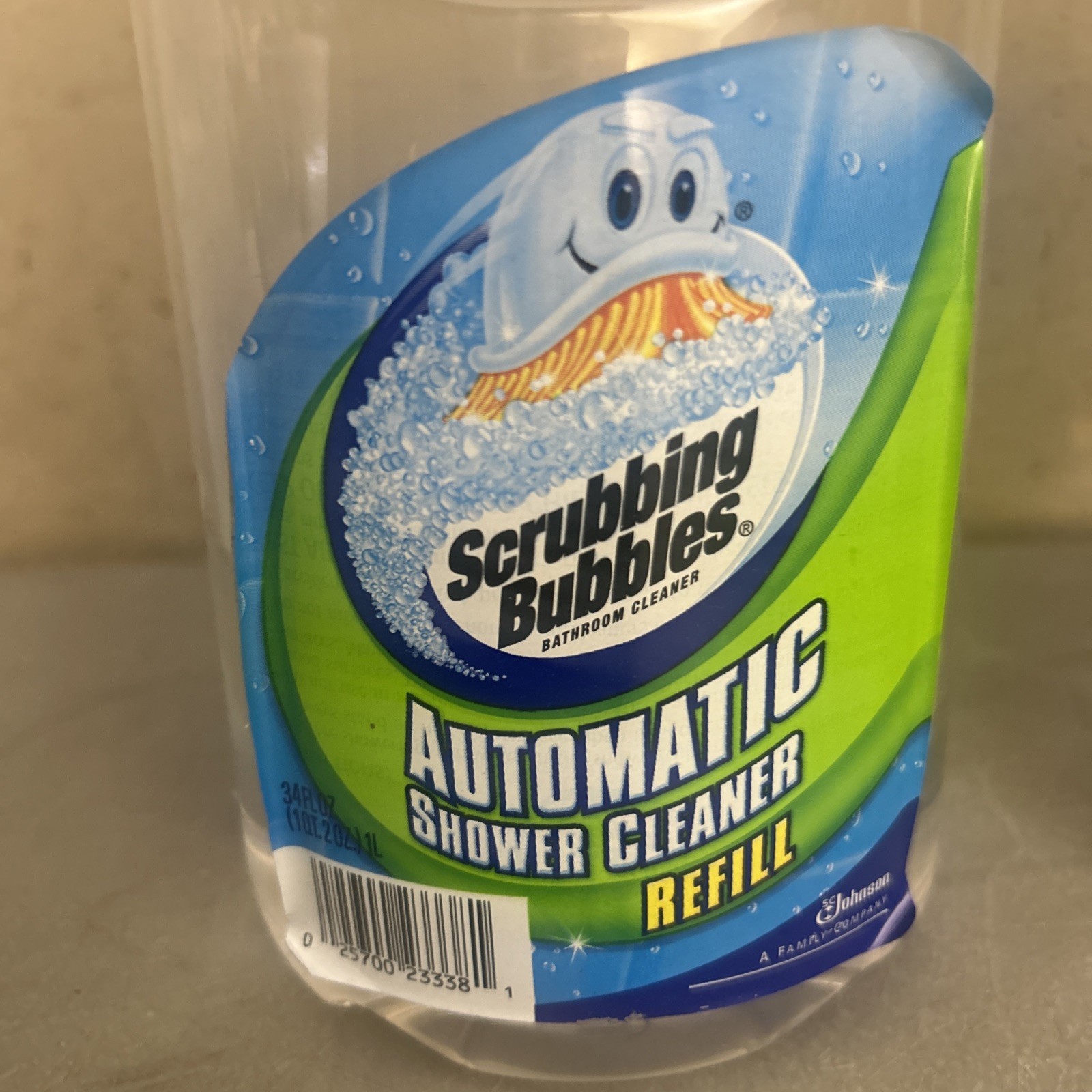 (2) Scrubbing Bubbles Automatic Shower Cleaner Refills 34 oz Each