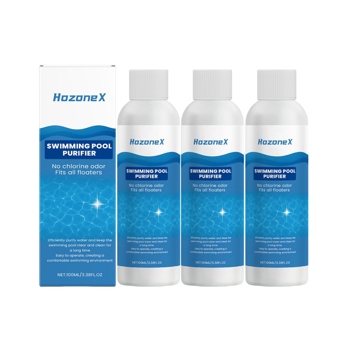 Swimming Pool Purifier Liquid Clears Cloudy Water for Inground & Above Pools