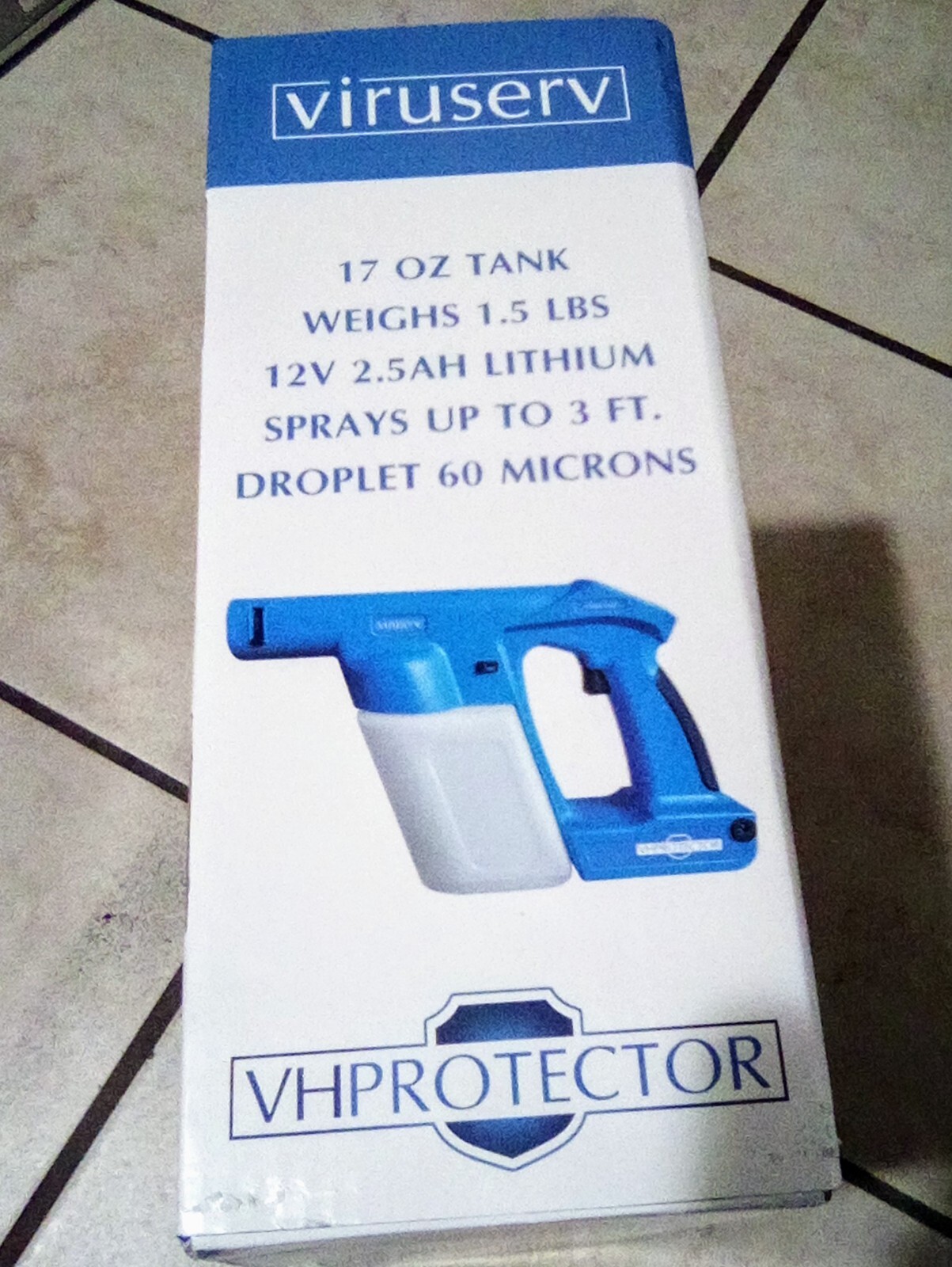 Viruserv Professional cordless Electrostatic Sprayer