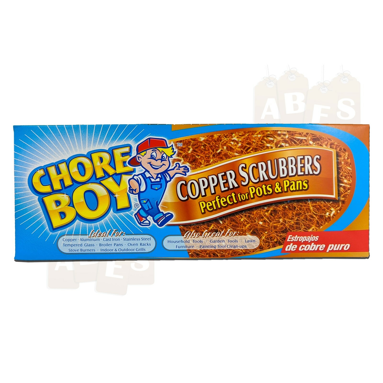 18-Pack Chore Boy Copper Scrubbers Scrubbing Pads, For Pots Pans Stoves & More
