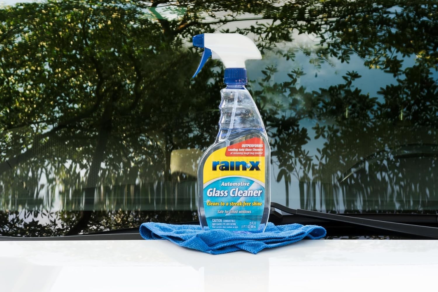 Auto Glass Cleaner 23 oz Spray – Safe for Tinted Windows & Streak-Free Results