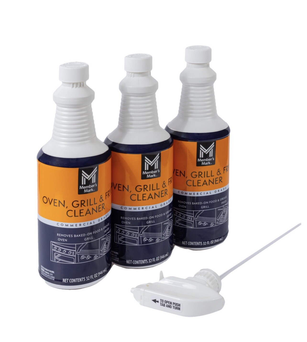 Member’s Mark Commercial Oven, Grill and Fryer Cleaner (32 oz., 3 pk.)
