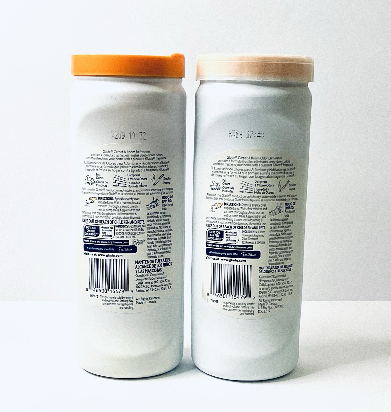GLADE CARPET & ROOM ODOR ELIMINATOR HAWAIN BREEZE 32 OZ DISCONTINUED (2) USED