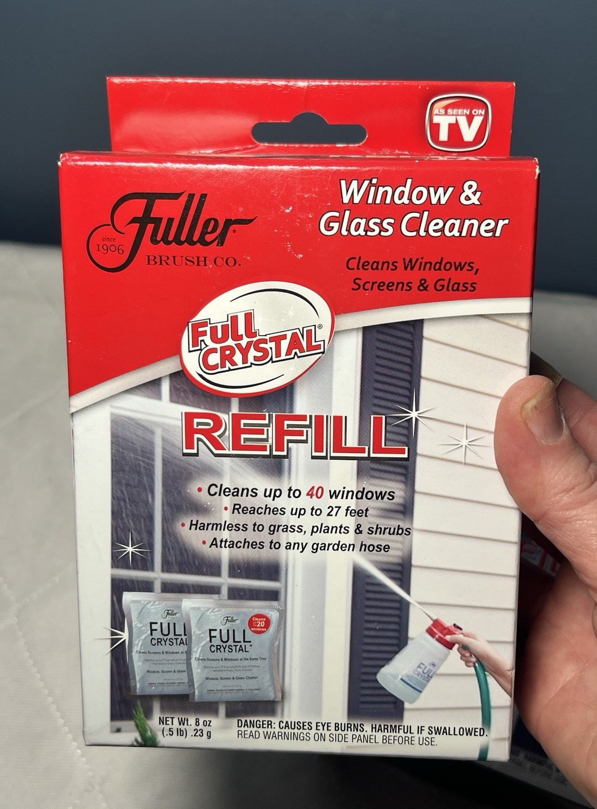 Fuller “Full Crystal” Window Glass Cleaner Refill 2 Boxes 2 Packs Per Box NEW