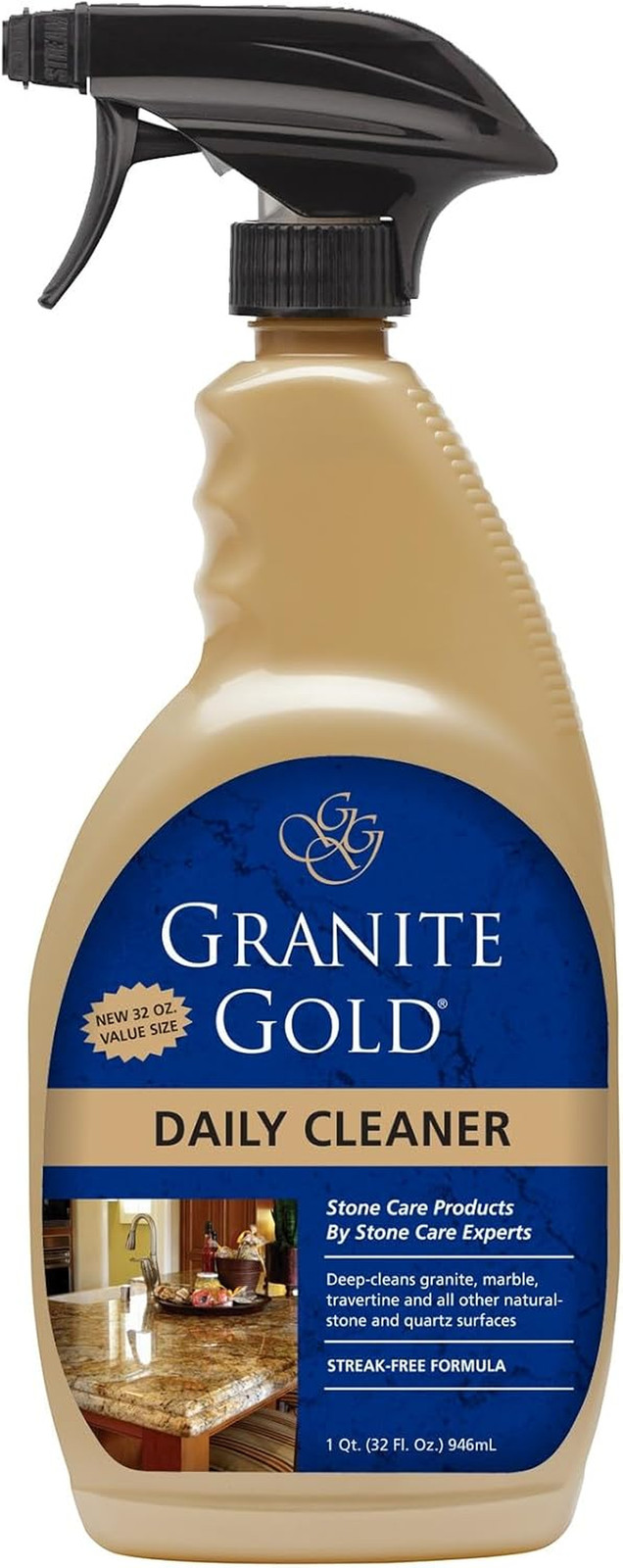 Granite Gold Daily Cleaner for Granite, Marble & Other Natural Stone & Quartz