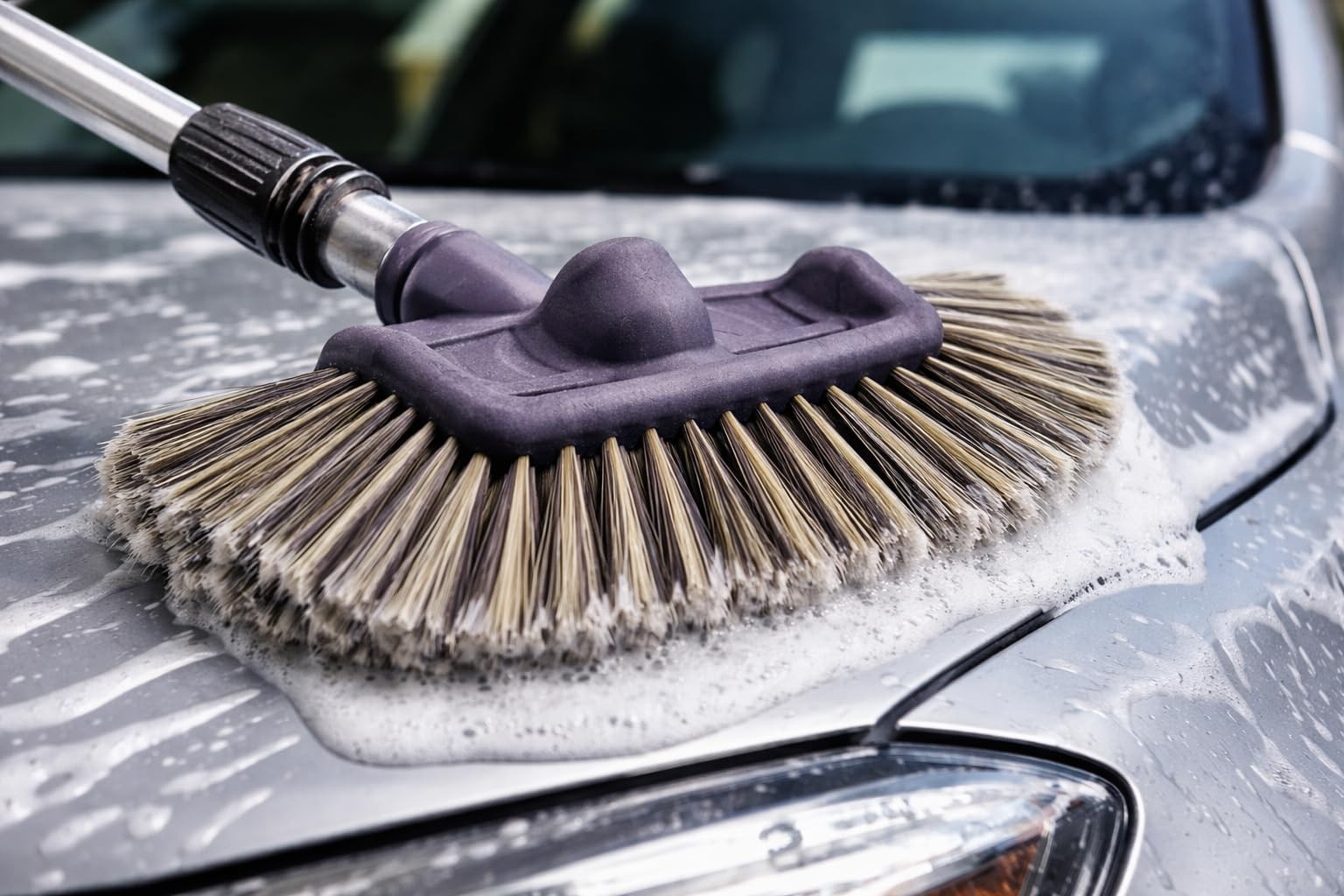 NogHair Wash Brush – 14″ Multi-Level Car Wash Brush TB-14X3CR – Soft Bristles…
