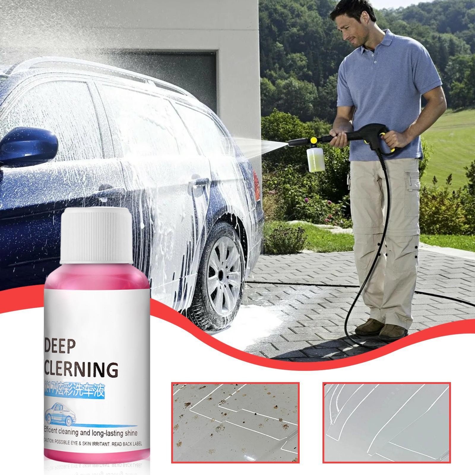 Car Washing Soap Foaming Car Wash Soap Concentrate Detailing Cleaner