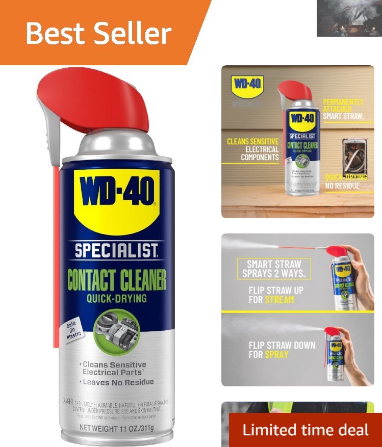 11 oz Specialist Contact Cleaner Spray – Quick-Drying, Residue-Free Formula